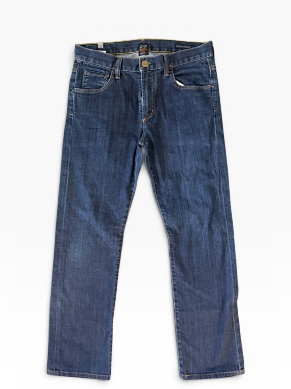 Men's Citizens of Humanity Straight Leg Mid Rise Jeans- W 30/ L 28- Dark Wash
